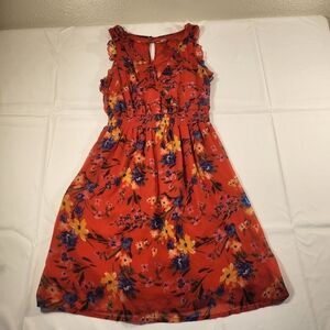 Old Navy Red and Yellow Mini Dress